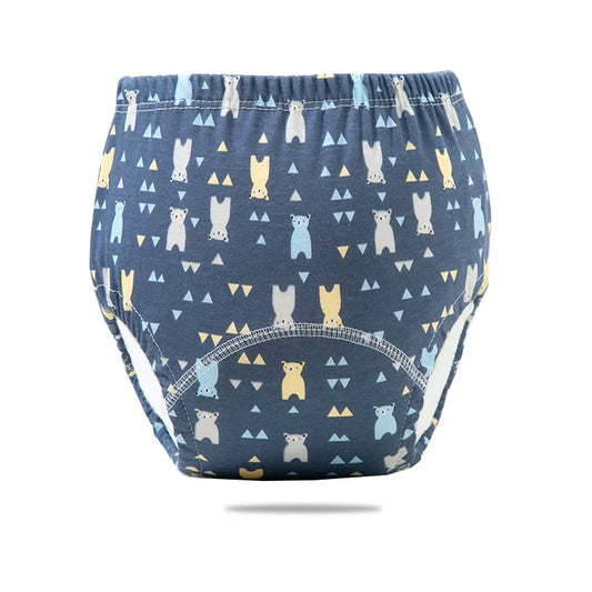Reusable Potty Training Pants - Cotton TPU Waterproof Underwear for Boys and Girls
