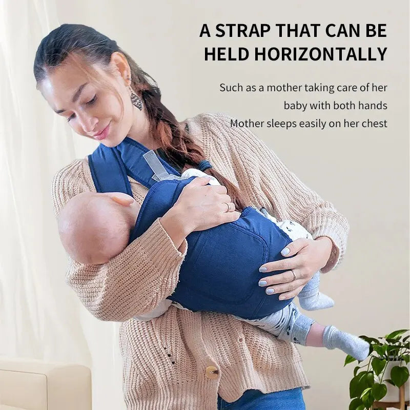 "Versatile 4-in-1 Baby Carrier Sling for All Seasons - Multifunctional and Adjustable Shoulder Baby Carrier for Front and Back Carrying - Includes 1 Piece"