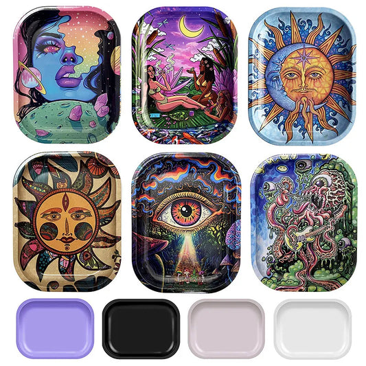 Metal Tobacco Plate Smoking trays Accessories