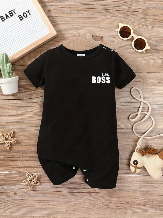 "Adorable 0-18 Months Baby Boy Romper  and cute Print"