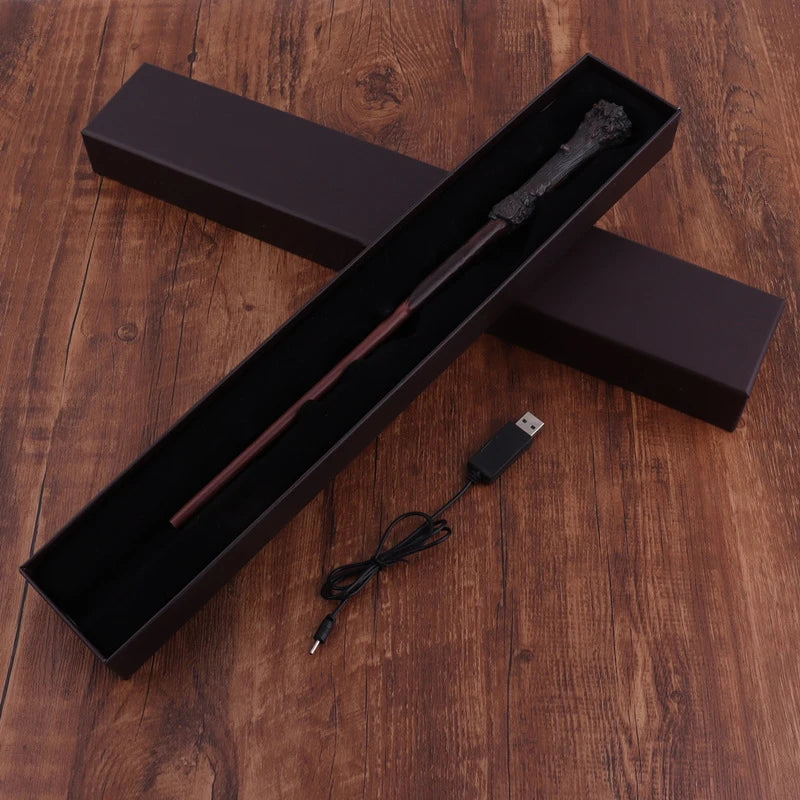 Cosplay Electronic Fire Flasher Magic Wands Tricks Flame Lighter Device Props Magicians Professional Accessories