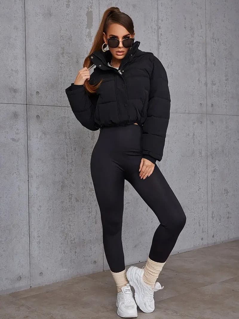 Bomber Jackets New Winter Thick Warm Parkas Padded Streetwear Baseball Uniform Oversized Woman Loose Women Fashion Coats - GOLDEN TOUCH APPARELS WOMEN
