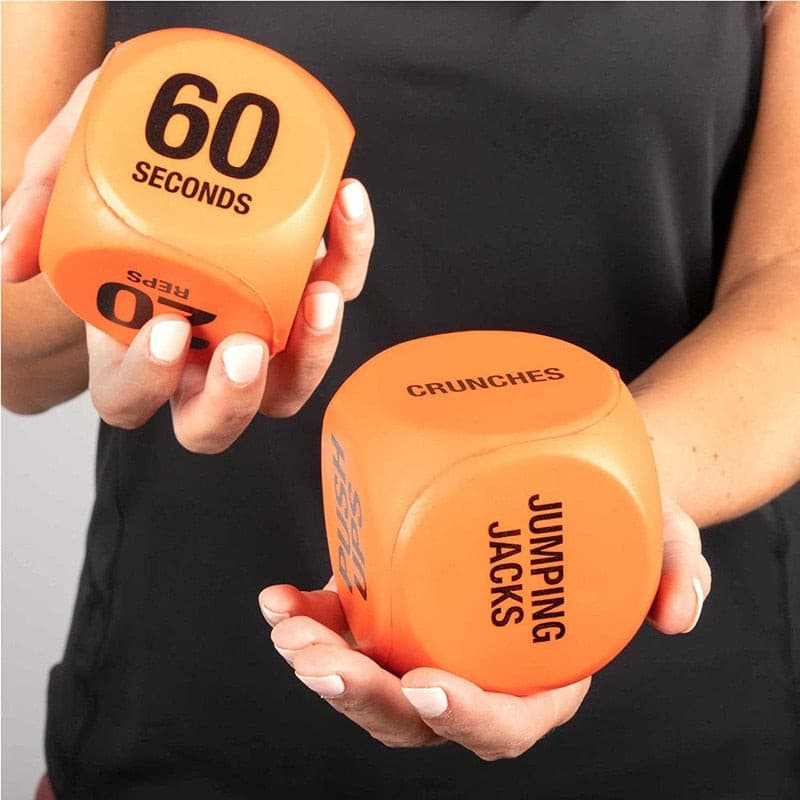 Fitness RY1051 Exercise Dice for Workout Fun Fitness Decision Dice Switch Up Training Routines HIIT and Exercises Home and Gym.
