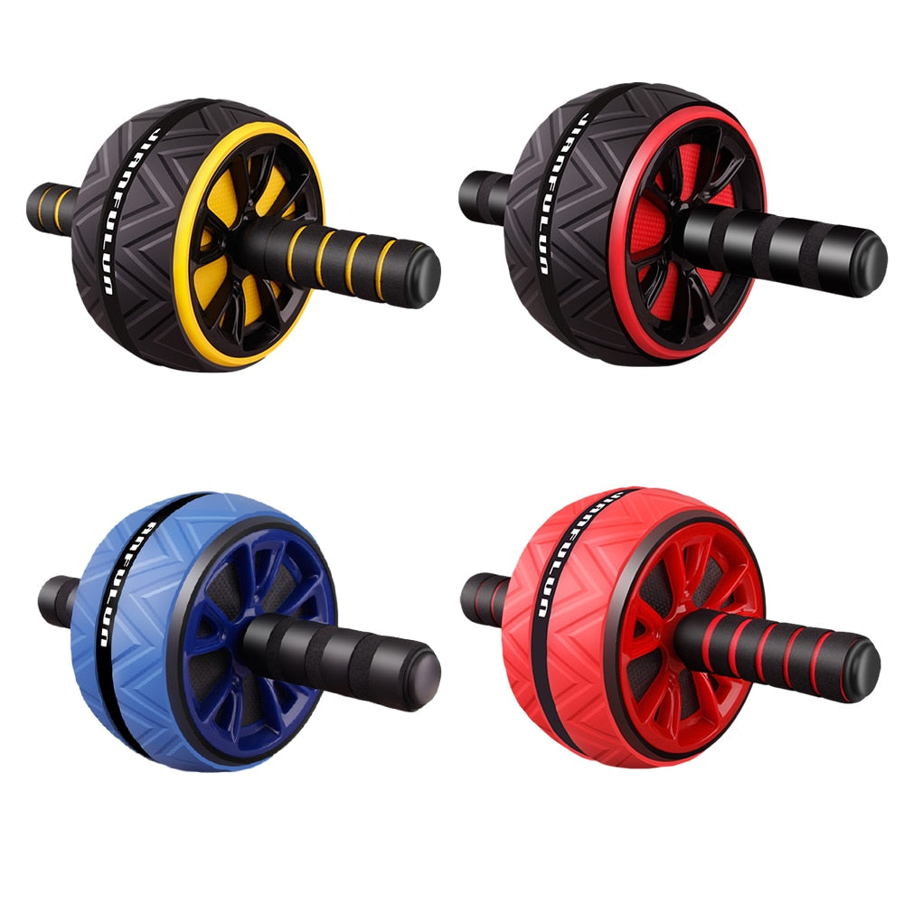 2022 New Ab Roller No Noise Abdominal Wheel Ab Roller Stretch Trainer For Arm Waist Leg Exercise Gym Fitness Equipment - GOLDEN TOUCH APPARELS WOMEN