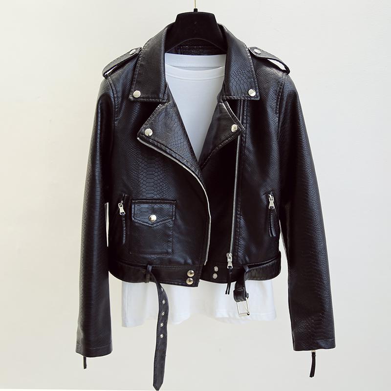 Women's Short Leather Jacket - GOLDEN TOUCH APPARELS WOMEN