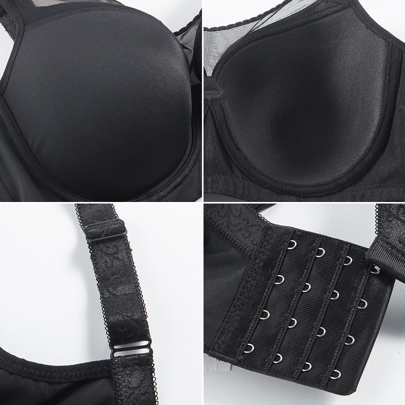 "Seamless Tube Top Bra for Large Size Chest - G Cup, Thin Shell Design for Small Gathering"