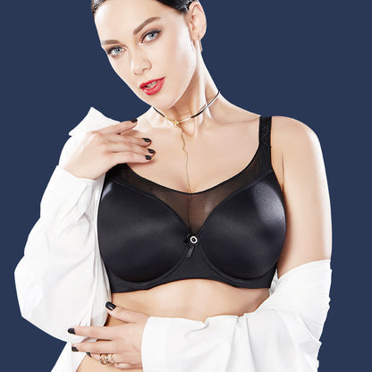 "Seamless Tube Top Bra for Large Size Chest - G Cup, Thin Shell Design for Small Gathering"