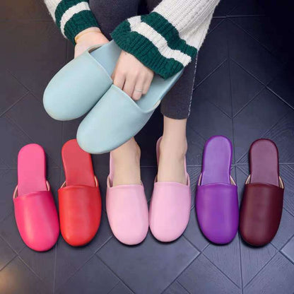 New Baotou non-slip soft bottom home skin slippers