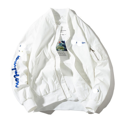 High Street Embroidery MA1 Pilot Jacket WITH Hood