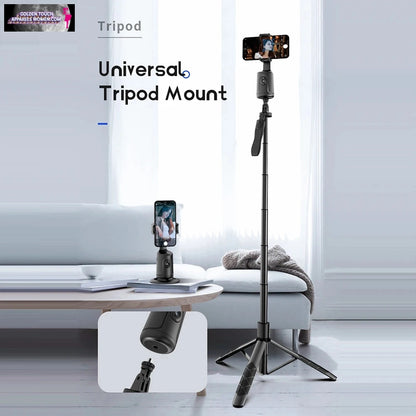 AI Auto Tracking Phone Gimbal for Hands-Free Live Streaming - 360° Rotation, Gesture Control, Tripod Compatible