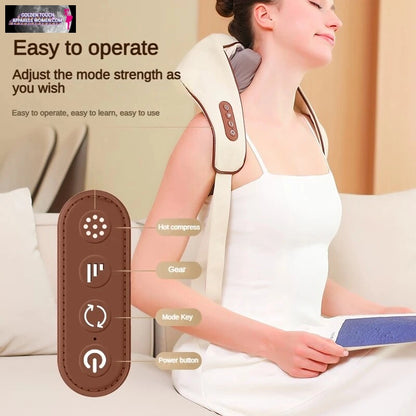 Kneading Massager - Relaxation Tool for Neck, Shoulder, Back - Chinese Origin