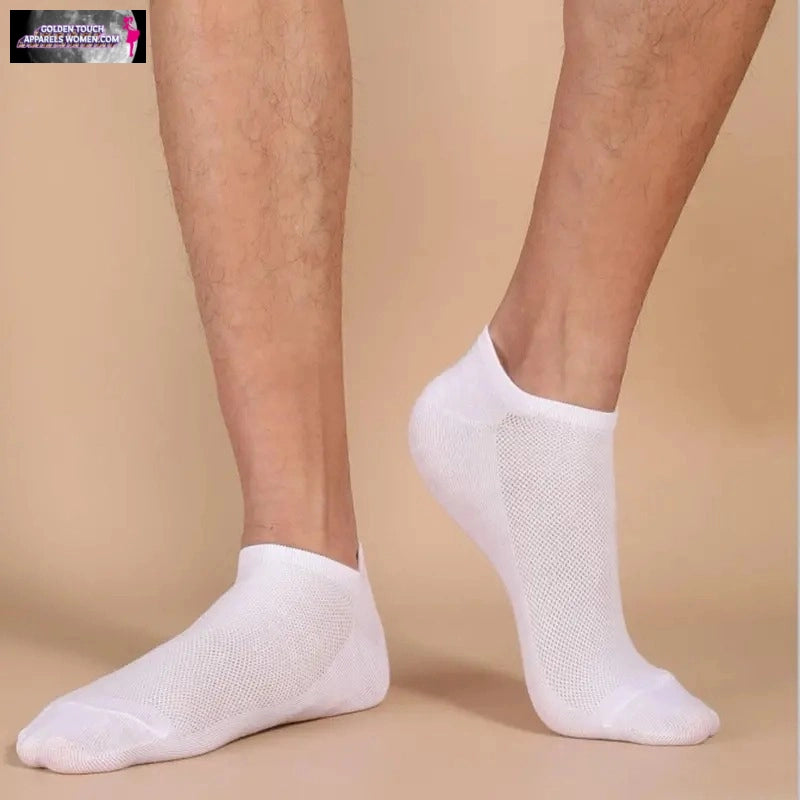 5 -10 Pairs Boat Socks - Non-Slip, Breathable