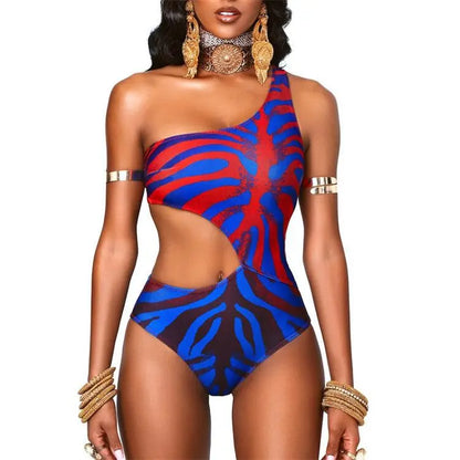 2023 one-shoulder body sculpting Bikini skim.