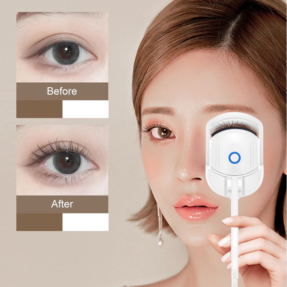 Enhance and Curl Your Lashes with Ease - Introducing our Electric Heated Eyelash Curler