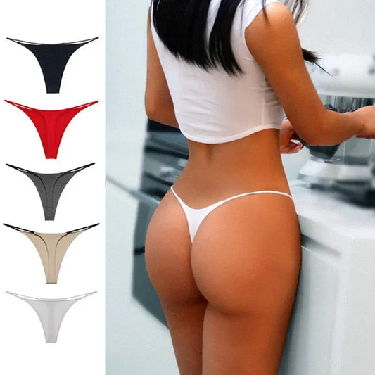 3pcs Low-rise-thongs great with any outfit ladies.