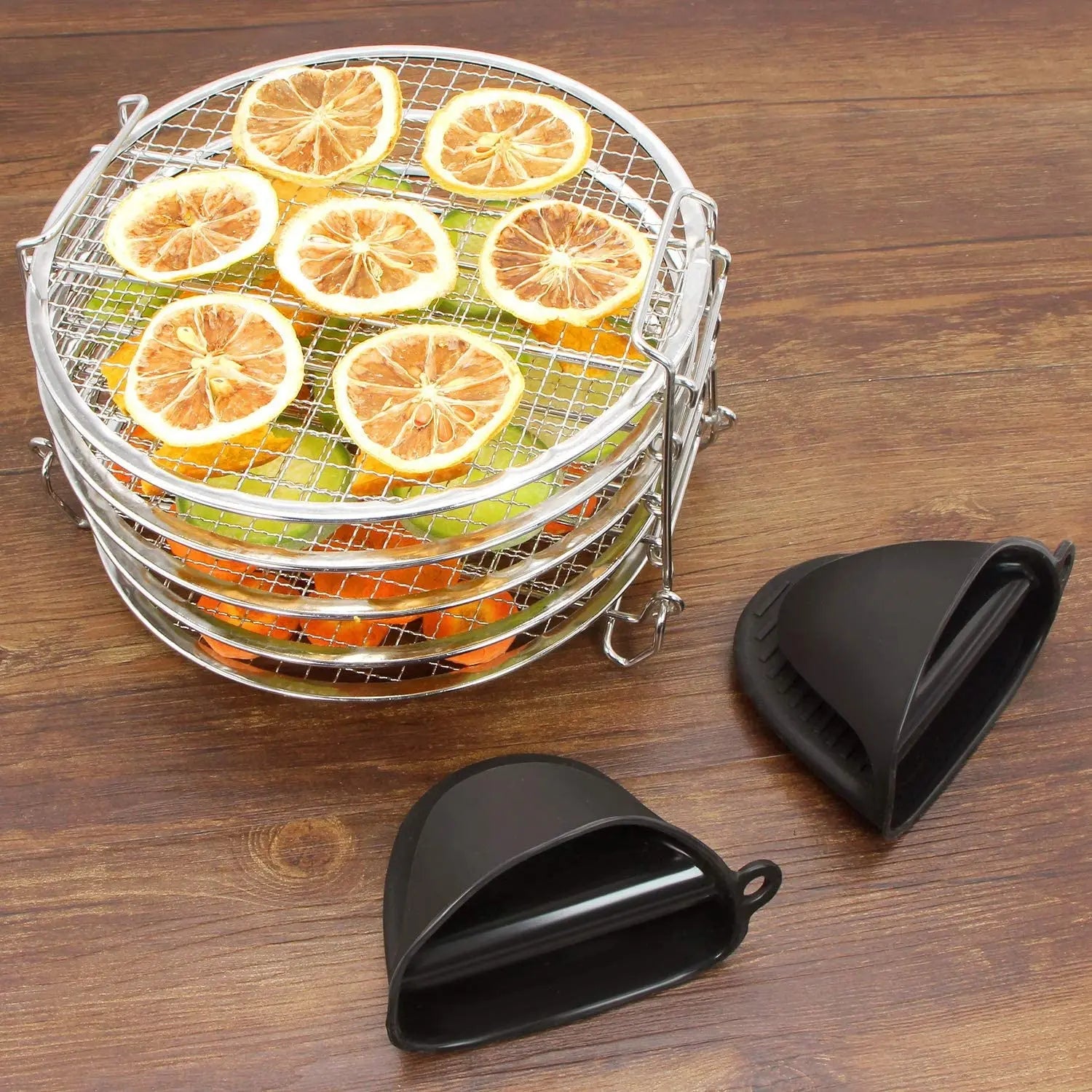Airfryer fryer accessories 5 layers of grill suitable for Ninja Foodi dewater dried fruit rack.