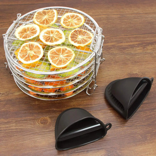 Airfryer fryer accessories 5 layers of grill suitable for Ninja Foodi dewater dried fruit rack.