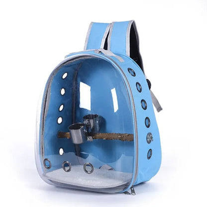 Bird Parrot Backpack Carrier Bubble Bag Small Dog Cat Space Capsule Pet Carrier for Hiking Outing Backpack Pet Bird Supplies.