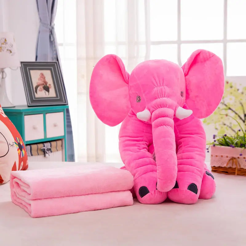 Elephant doll plush toy two-in-one.