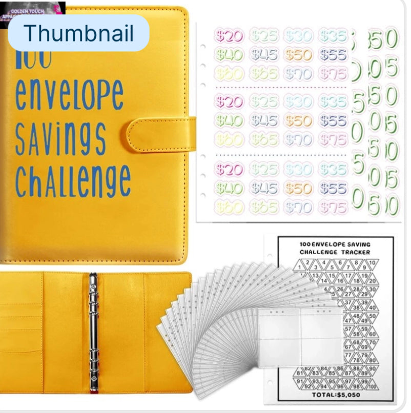 Ultimate Budget Binder Set - 100 Envelopes, Save $5,050