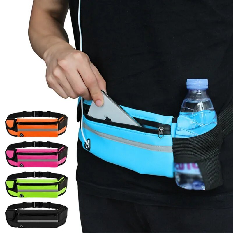 Invisible Waist Bag Sport Money Phone Pouch Yoga Running Fitness Fanny Pack Portable Belt Bags Waterproof Storage Waistbag 2021