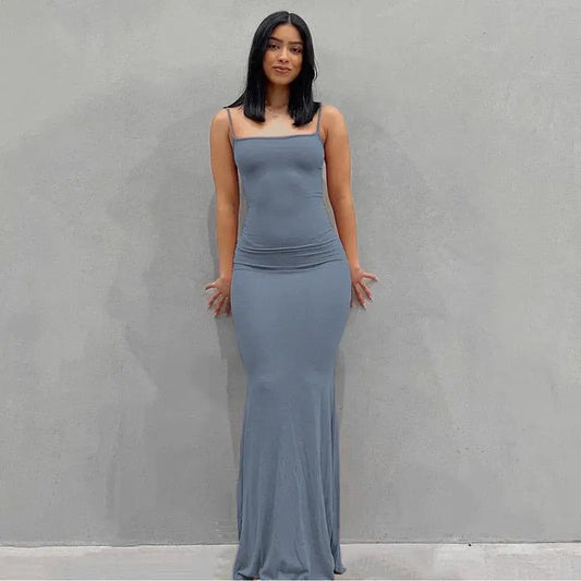 Jade Sleeveless pull over maxi dress.