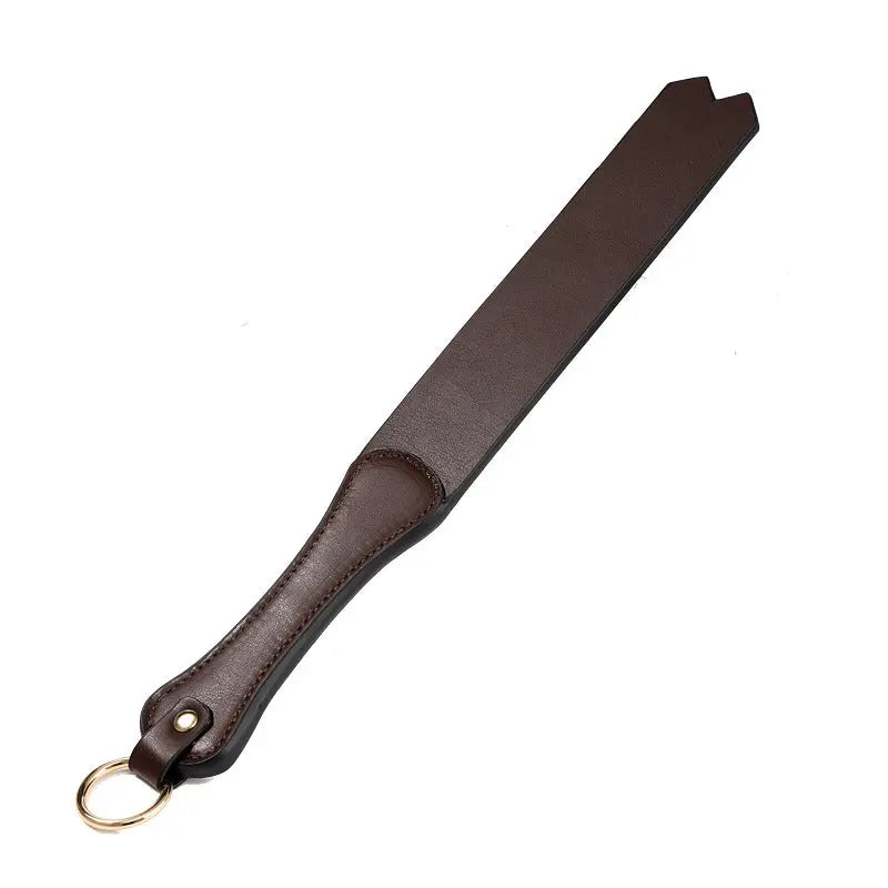 LEATHER FLAT PADDLE STICK.