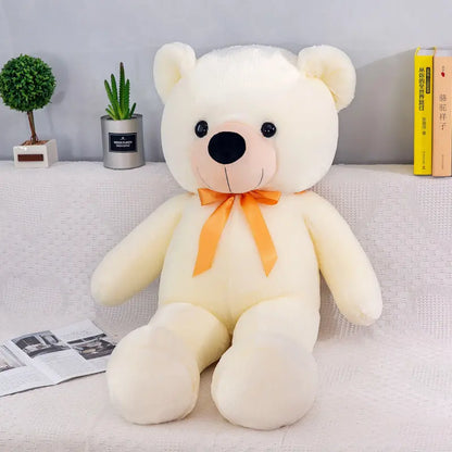 New cute big teddy bear doll plush toy creative leader hug bear pillow doll gift wholesale.