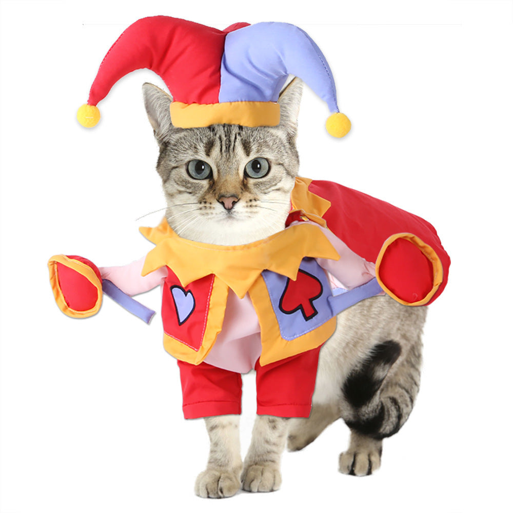 "Halloween Cosplay Pet Costume - Cute Dog and Cat Outfit for Pet Supplies"