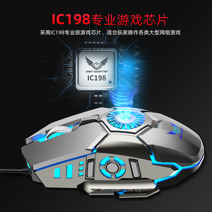 FAN RGB glow COMPUTER MOUSE