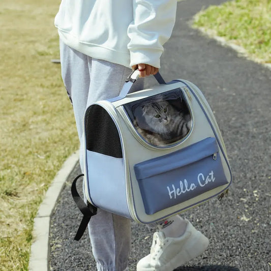 Outdoor portable cat bag pet bag pet backpack cat travel pet backpack.