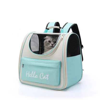 Outdoor portable cat bag pet bag pet backpack cat travel pet backpack.