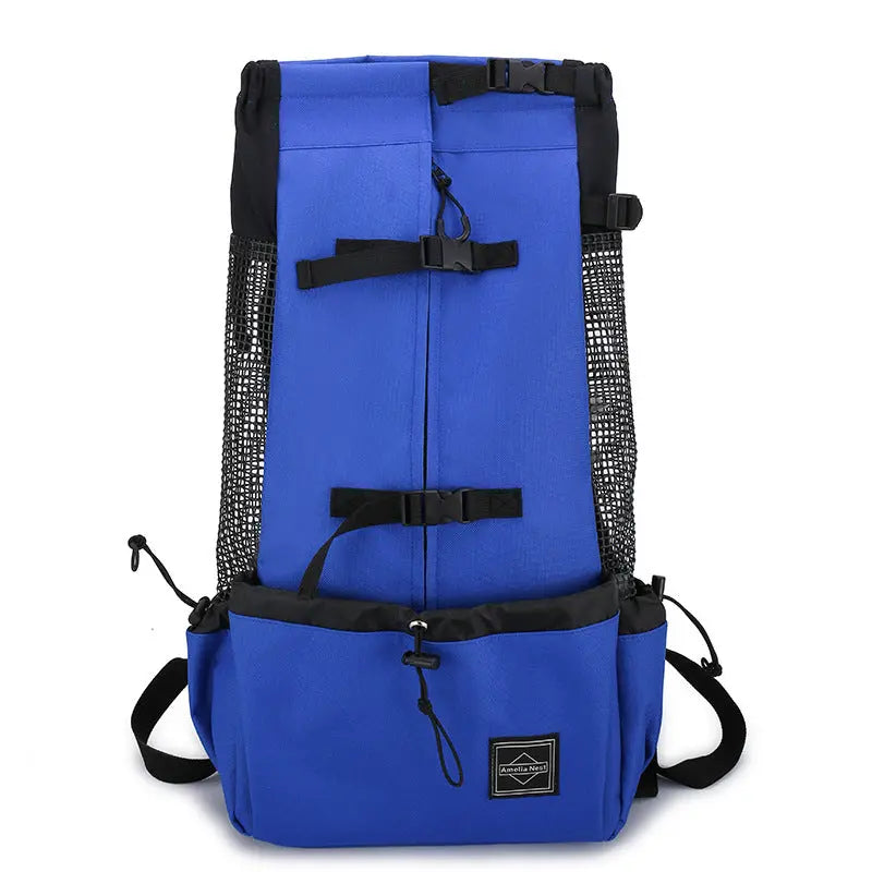 Pet Dog Carrier Bag For Dogs Double Shoulder Portable Travel Pet Backpack.
