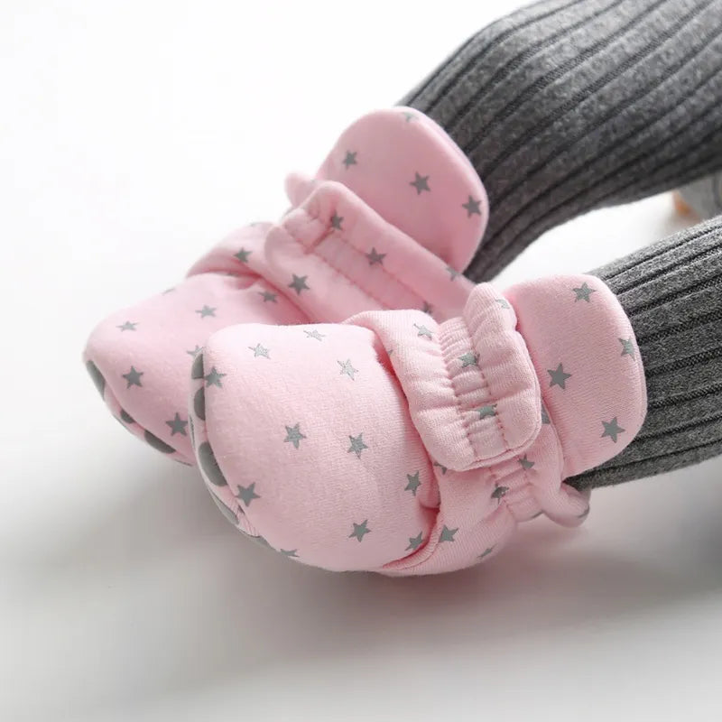 NEW Newborn Baby Socks Shoes Boy Girl Toddler First Walkers Booties Cotton Soft Anti-slip Warm Infant Crib Shoes