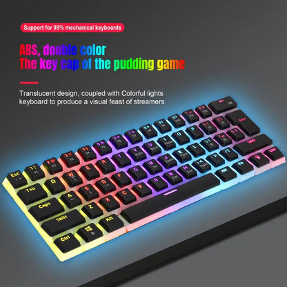 RGB Backlit Gaming Mechanical Keyboard -Anti-Ghosting, 12 Lighting Modes, Wired USB, for Gamers and Office Use