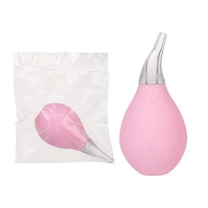 "Safe and Effective Silicone Baby Nasal Aspirator - Clear Nasal Passages"
