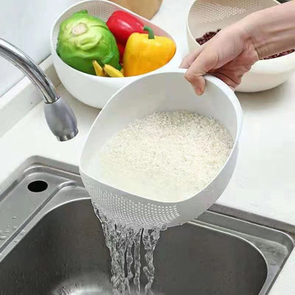 Multi-functional 2-in-1 Drain Basket: Versatile Kitchen Sink Strainer and Food Prep Container