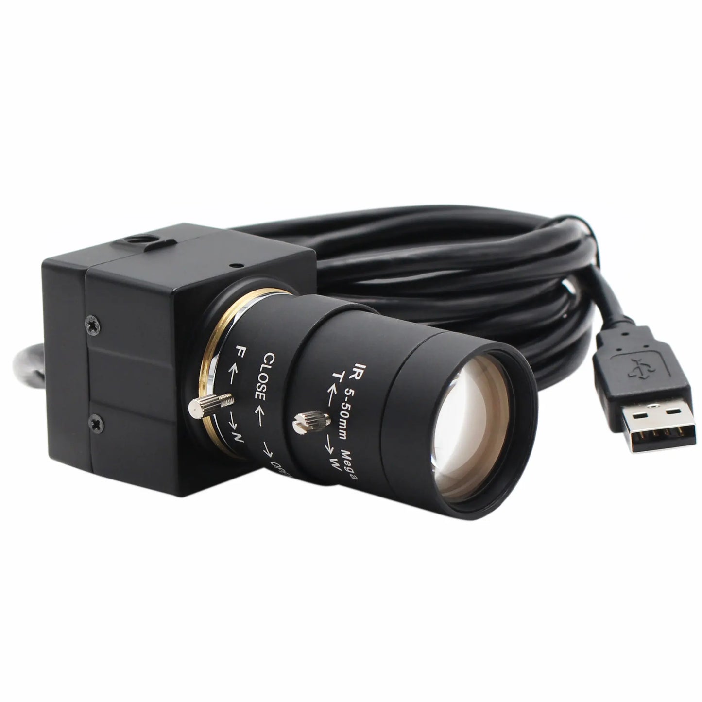 16MP USB Camera with Manual Focus Lens for, - IMX298 Sensor, 4656x3496 CMOS