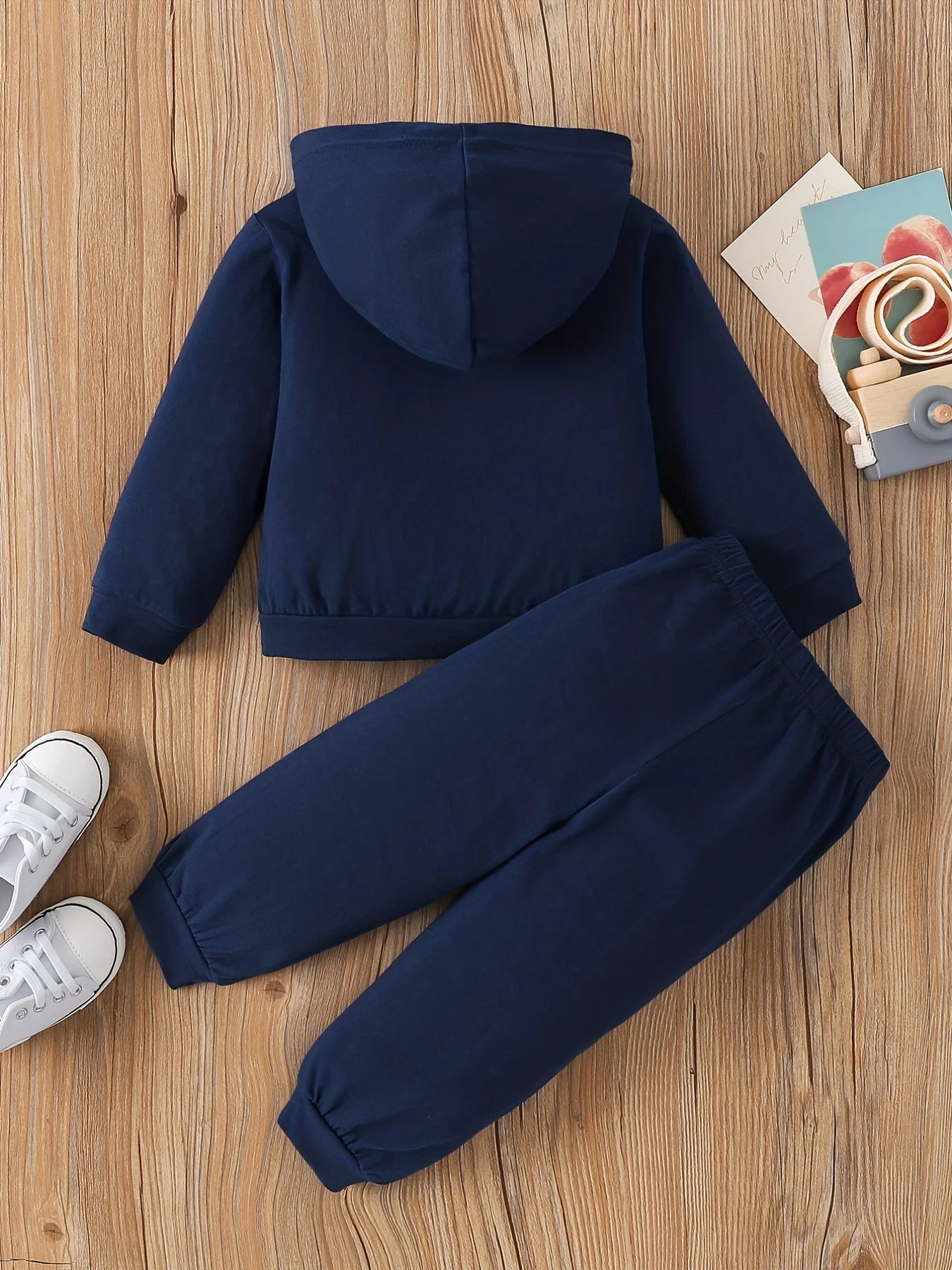"Royal Blue Toddler Hoodie - Cute and Stylish Casual Cotton Clothing for Newborns and Toddlers in Spring and Autumn"