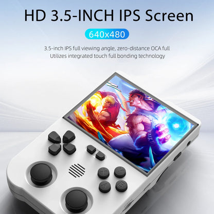 Handheld Game Console - 3.5" IPS Screen, 3000mAh Battery, Linux System, Portable Video Game Console for Kids Gift