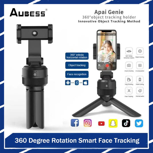 Smart Face Tracking Selfie Stick with AI Composition & Multiple Platform Support