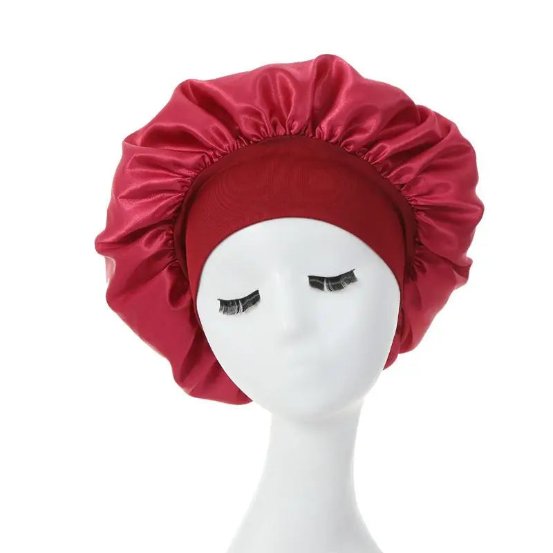 Silky Bonnet Satin Double Layer Hair Styling Accessories.