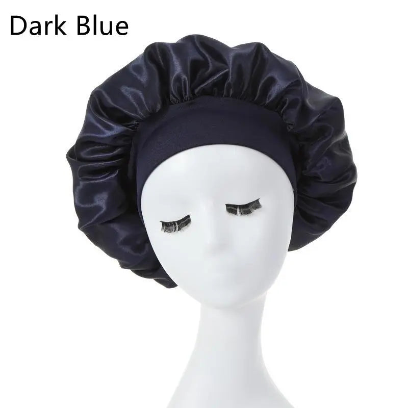 Silky Bonnet Satin Double Layer Hair Styling Accessories.