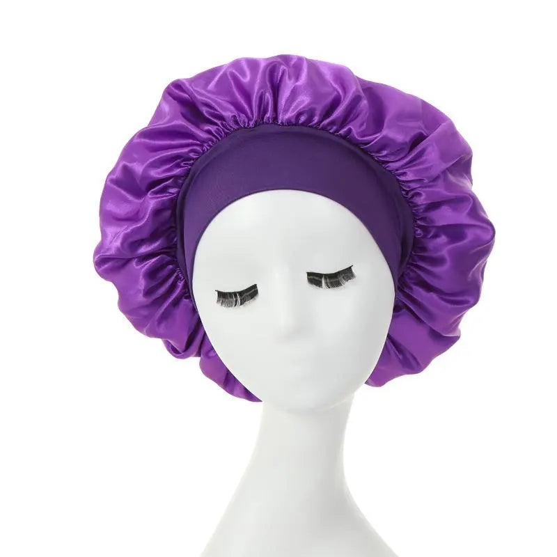 Silky Bonnet Satin Double Layer Hair Styling Accessories.