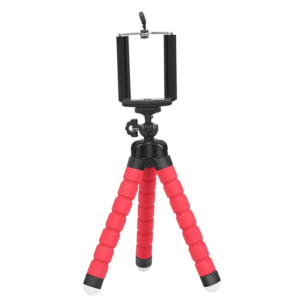 Tripod for Camera Mini Flexible Octopus Tripod for Xiaomi Huawei Phone Clip with Sponge Tripod Adjustable Cellphone Tripod.