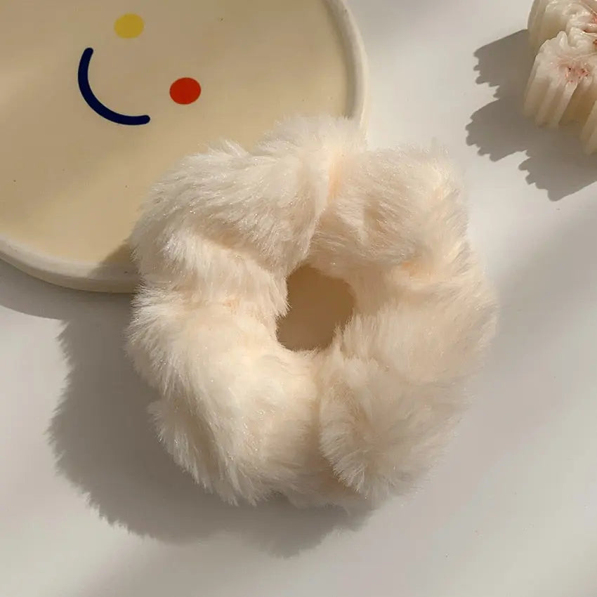 Women Hair Scrunchies Velvet Solid Color Hair Band for Girls Ponytail Holder Rubber Bands Hair Ties Hair Accessories.