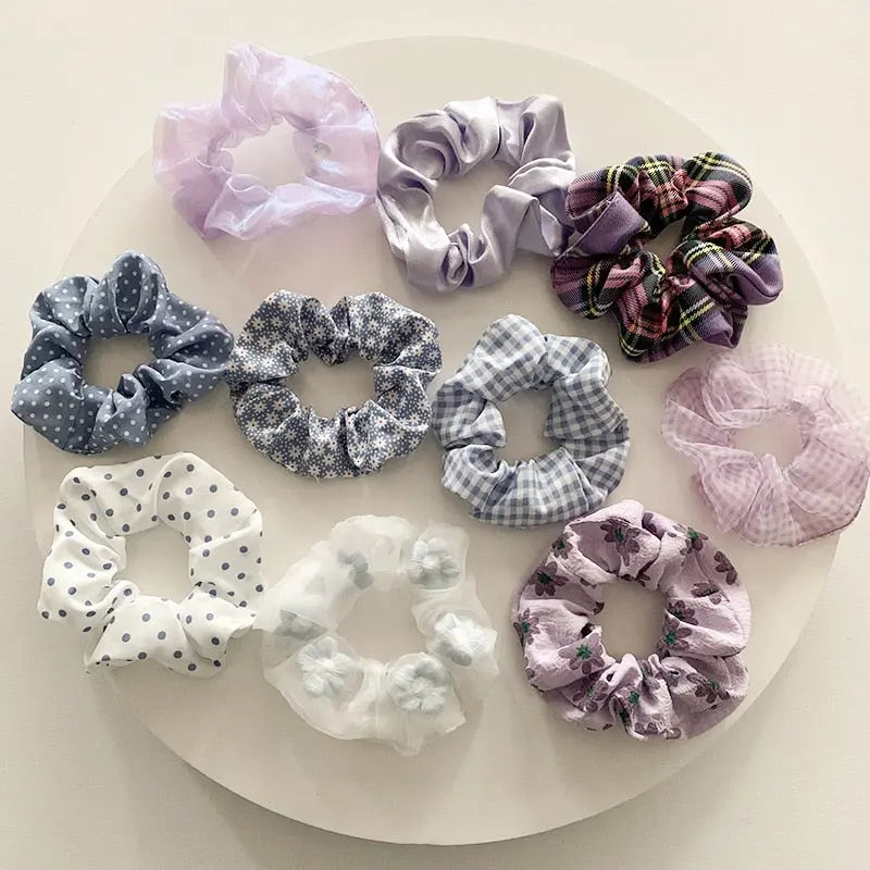 Women Hair Scrunchies Velvet Solid Color Hair Band for Girls Ponytail Holder Rubber Bands Hair Ties Hair Accessories.