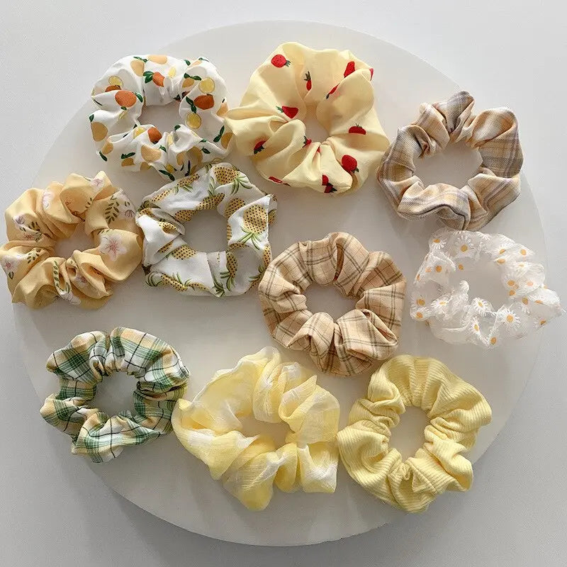Women Hair Scrunchies Velvet Solid Color Hair Band for Girls Ponytail Holder Rubber Bands Hair Ties Hair Accessories.