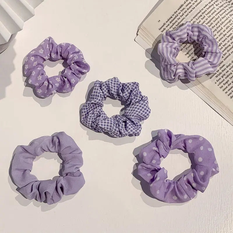 Women Hair Scrunchies Velvet Solid Color Hair Band for Girls Ponytail Holder Rubber Bands Hair Ties Hair Accessories.