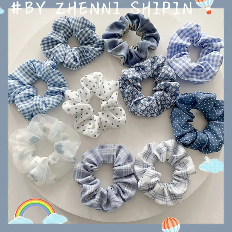 Women Hair Scrunchies Velvet Solid Color Hair Band for Girls Ponytail Holder Rubber Bands Hair Ties Hair Accessories.
